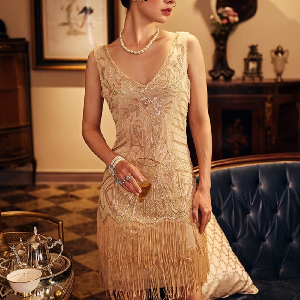 Plus Halloween Costume // 1920s Great Gatsby Dress